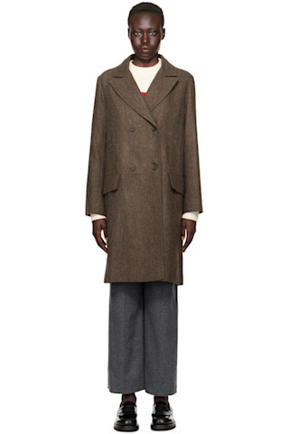 【関税込み】A.P.C. ブラウン Ginny コート A.P.C.のブラウン Ginny コートがセール中