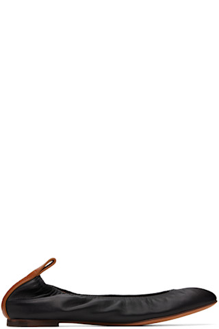 LANVIN/ランバン/フラットパンプス/size38/黒/バレエシューズ 楽天市場