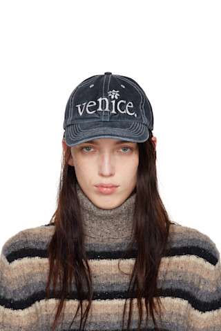 ERL イーアールエル キャップ 帽子 デニム venice benice 関税込】人気