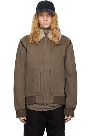 XLIM: Brown EP.6 04 Bomber Jacket | SSENSE XLIM: Brown EP.6 04 Bomber Jacket | SSENSE