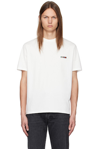【関税&送料込】Paul Smith Signature Stripe Sweatshirt White Signature Stripe Logo T-Shirt by Paul Smith on Sale