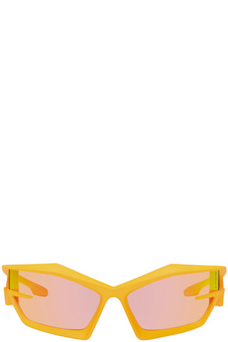 【関税込み】Givenchy オレンジ Giv Cut サングラス Orange Giv Cut Sunglasses by Givenchy on Sale