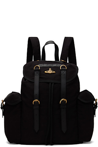 Vivienne Westwood: Black Highland Backpack | SSENSE