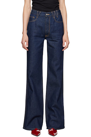 パンツ VIVIENNE WESTWOOD WOMEN Ray 5 Pocket Jeans Blue Navy W Ray 5 Pocket Jeans by Vivienne Westwood on Sale