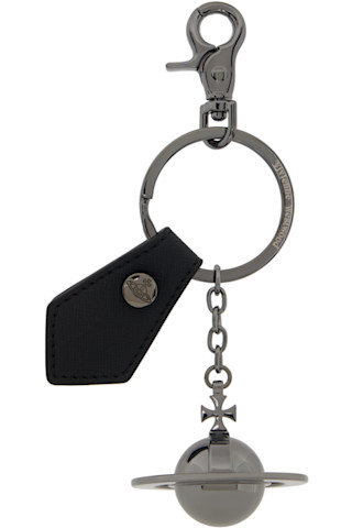 ★Vivienne Westwood★ 25SS ORB Logo Keyring Black 8203011UU 242314M148007_1.jpg