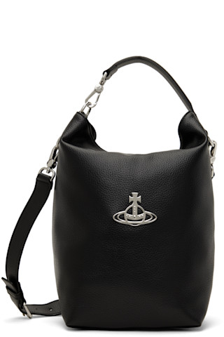 Black Sam Crossbody Bag by Vivienne Westwood on Sale Black Sam Crossbody Bag by Vivienne Westwood on Sale