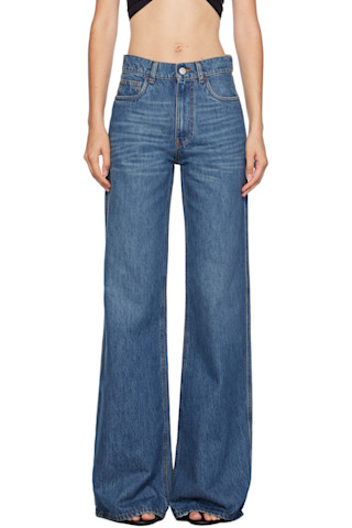 【関税込み】Coperni ブルー ストレートレッグ ジーンズ 242325F069004_1.jpg