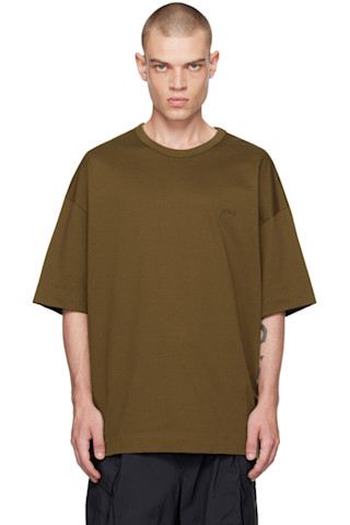 Tシャツ・カットソー JUUN.J Charles Wilkin Semi Over Fit Graphic T Shirts Brown Charles Wilkin Edition Graphic T-Shirt by Juun.J on Sale