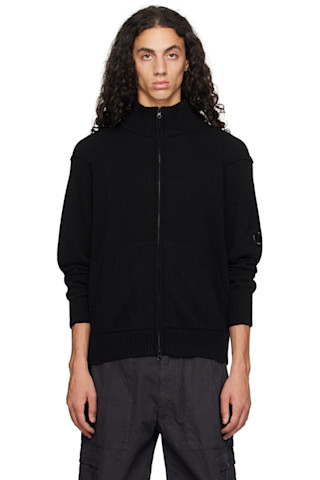 【関税込み】C.P. Company ブラック レンズ セーター Black Lens Sweater by C.P. Company on Sale