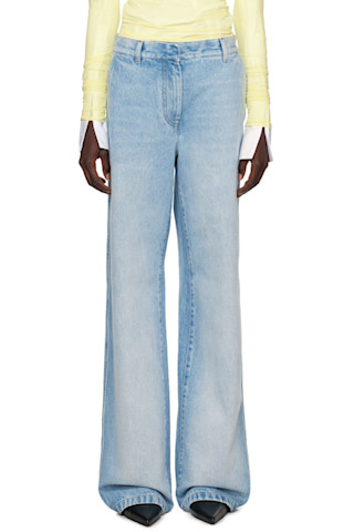 【DRIES VAN NOTEN】FW24 ワイドレッグ ジーンズ 送料関税込 242358F069006_1.jpg