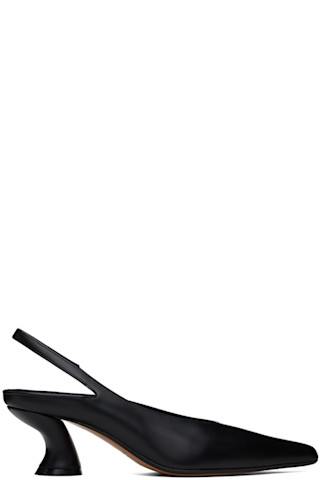【Dries Van Noten】 スリングバックヒール ブラック Dries Van Notenのブラック スリングバックヒールがセール中