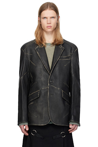 Andersson Bell★Hybrid Leather Blazer Jacket★人気早期完売 242375M181000_1.jpg