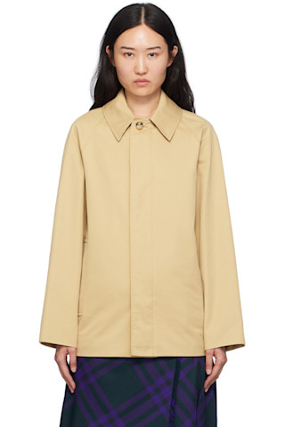 【関税込み】Burberry ベージュ ショート カーコート Burberryのベージュ ショート カーコートがセール中