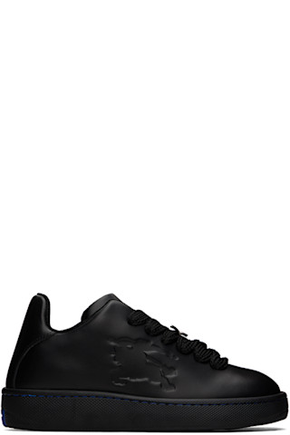 BURBERRY★素敵！RANGER BLACK LEATHER LACE UP SNEAKERS Burberry Men's' Ranger Leather Sneakers in Black | LN-CC®