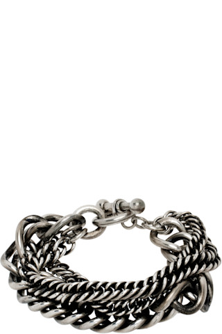 Ann Demeulemeesterマルチチェーンブレスレット