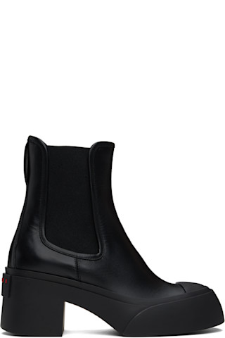 【送料&関税込】Marni Pablo Chelsea Booties Black Pablo Toe Chelsea Boots by Marni on Sale