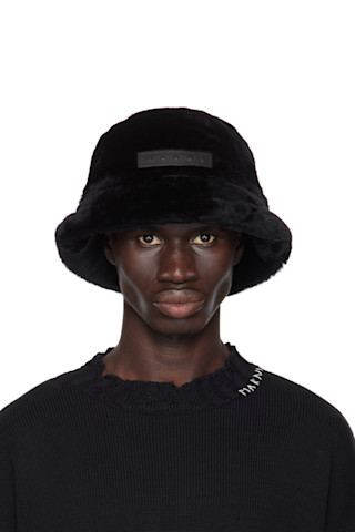 Marni ネオンイエロー バケットハット ボア　サイズL 美品 Marni ネオンイエロー バケットハット ボア 【公式通販】