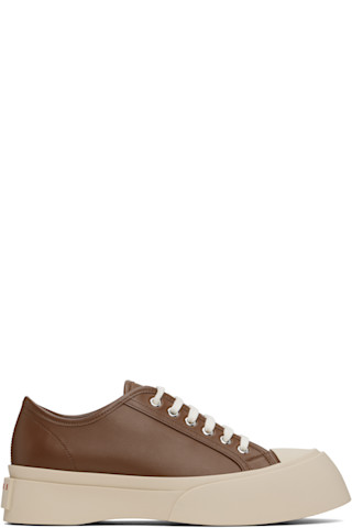 【関税込み】Marni ブラウン Pablo ナッパレザー スニーカー Marniのブラウン Pablo ナッパレザー スニーカーがセール中
