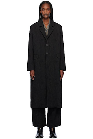 【関税込み】Henrik Vibskov ブラック Cloud ロングコート Henrik Vibskovのブラック Cloud ロングコートがセール中