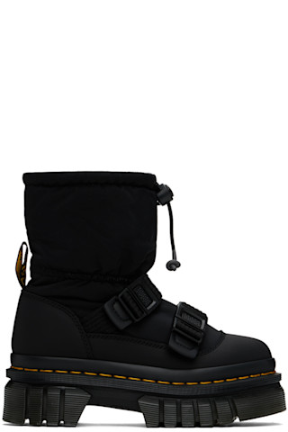 【関税込み】Dr. Martens ブラック Audrick Padded Lo ブーツ Black Audrick Padded Lo Boots by Dr. Martens on Sale