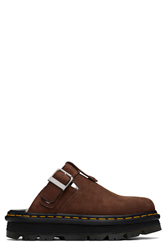 Zebzag プラットフォーム ミュール 23cm UK4 Dr. Martens: ブラック Zebzag スリングバッグ プラットフォーム