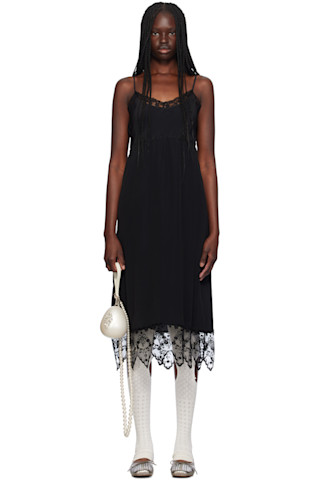 SIMONE ROCHA レーストリム スリップドレス Simone Rocha レーストリム スリップドレス | ニュートラル