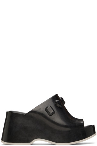 【UNDERCOVER】Melissa Patty Stones + Undercover ミュール Patty Stones Mule in Metallic Green – Melissa Shoes