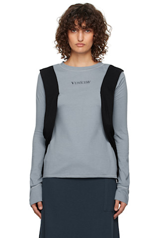 【関税込み】VeniceW ブルー Backpack Tシャツ Blue Backpack T-shirt by VeniceW on Sale