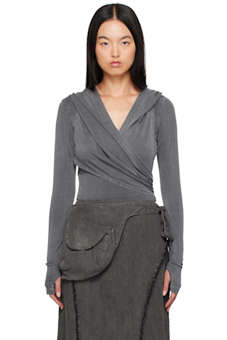 【関税込み】HYEIN SEO グレー Track 長袖トップス 242429F097002_1.jpg