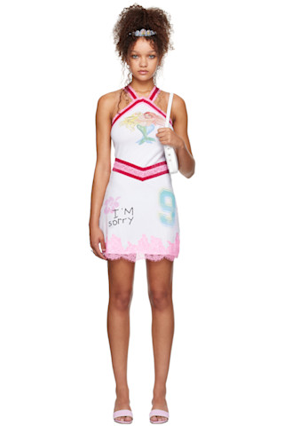 【関税込み】I'm Sorry by Petra Collins ミニドレス SSENSE Exclusive White Mimi Wade Edition Kitty Minky