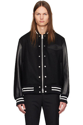 【関税込み】sacai ブラック パネル ボンバージャケット 242445M181001_1.jpg