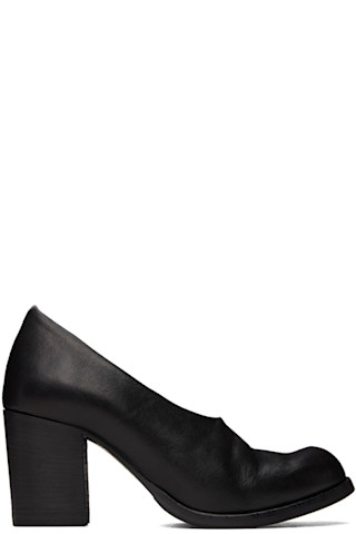 Black Adam Signature Edition Leather Slip-On Heels by Edward Black Adam Signature Edition Leather Slip-On Heels by Edward
