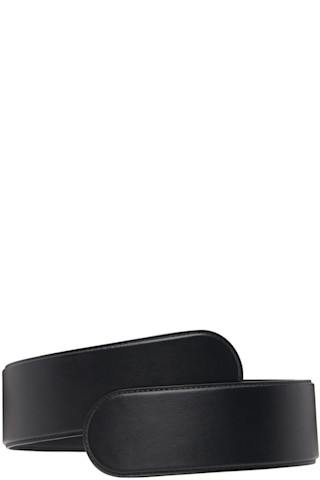 ベルト Alaia Flex Twist Smooth Leather Belt ALAÏA: Black Flex Twist Belt | SSENSE Canada