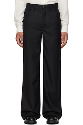 Séfr: Black Jiro Trousers | SSENSE Séfr: Black Jiro Trousers | SSENSE