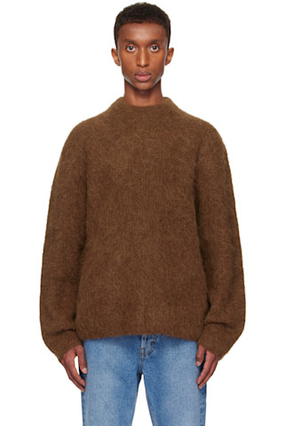 美品　Séfr sefr Haru ブラウン ニット　セーター Haru Sweater - Chocolate Brown Alpaca - Sefr-online