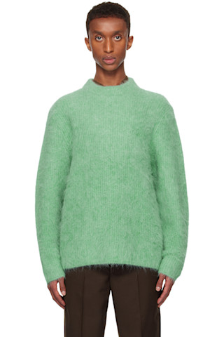 Green Haru Sweater by Séfr on Sale Green Haru Sweater by Séfr on Sale