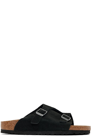靴 BIRKENSTOCK ZURICH BLACK 40 26cm Zürich Tech Suede Leather in Black | BIRKENSTOCK Bahrain