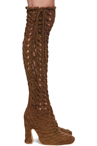 小物 ISA BOULDER knit long globe Isa Boulder's Sexy and Eccentric