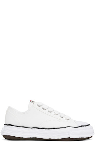 Maison MIHARA YASUHIRO: White Peterson23 OG Sole Canvas Low