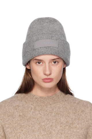 関税込◆JACQUEMUS◆Le Bonnet Gros Grain ウール グローブ 242553F014004_1.jpg