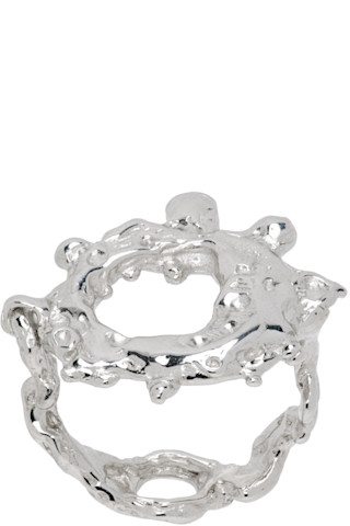 Silver Orion Ring by Vasiliki on Sale