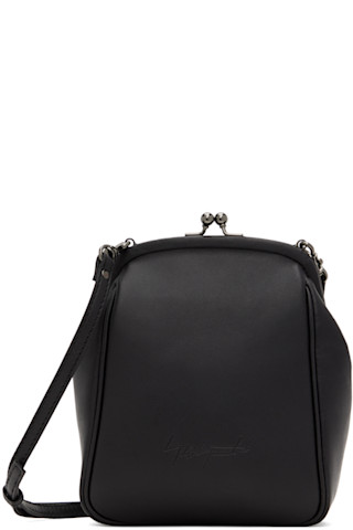 Black Discord Clasp Bag by YOHJI YAMAMOTO on Sale