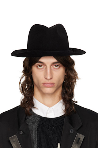 Yohji Yamamoto フェドラハット ヨージヤマモト4 242573M140001_1.jpg
