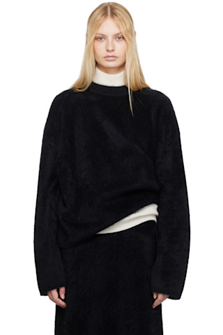 LISA YANG: Black Natalia Sweater | SSENSE UK