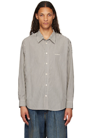 Black & White Cybil Shirt by Isabel Marant on Sale
