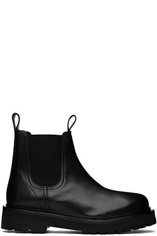 studio nicholson ブーツ　40 ZARA×STUDIO NICHOLSON VIBRAMサイドジップブーツ ブラック