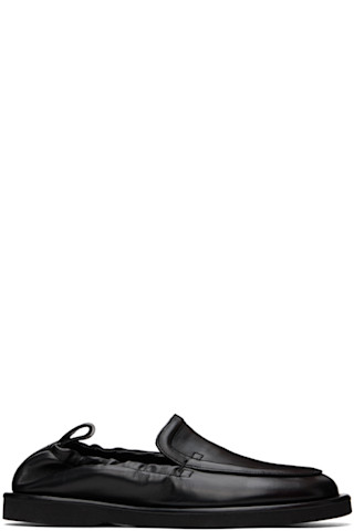 Black Donovan Loafers by Studio Nicholson on Sale
