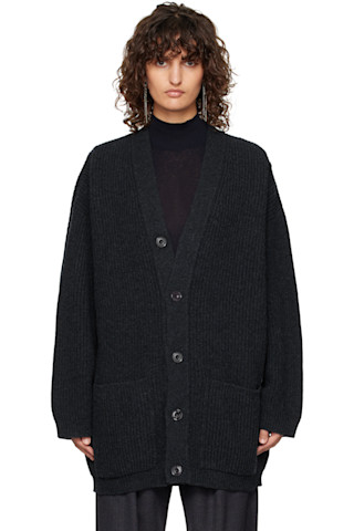 【関税込み】LEMAIRE ネイビー Cardi フェルト コート 242646F063006_1.jpg
