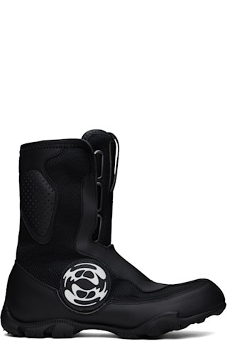 【関税込み】Rombaut ブラック Low Tide ブーツ Black Low Tide Boots by Rombaut on Sale