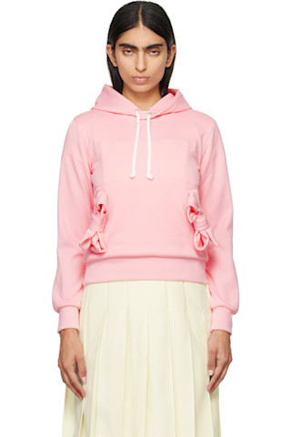 COMME des GARÇONS GIRL 24AW リボンジャージ Comme des Garçons Girlのピンク ポリエステルジャージ リボン